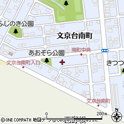 北海道江別市文京台南町18周辺の地図