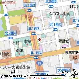 北海道 旬の海鮮と和食 蝦夷丸 札幌本店周辺の地図