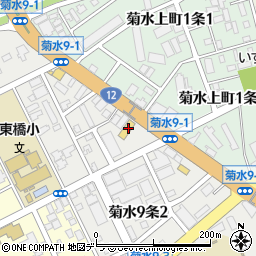 クリーンスター　菊水東橋店周辺の地図