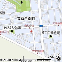 北海道江別市文京台南町18-1周辺の地図