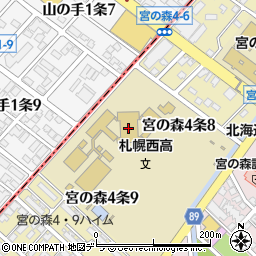 札幌西高同窓会輔仁会周辺の地図
