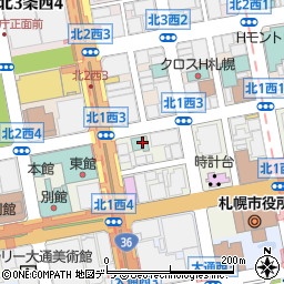 ＫＯＫＯ　ＨＯＴＥＬ札幌駅前周辺の地図