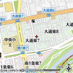 北海道富士電機株式会社　機器統括部機器営業部周辺の地図