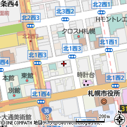 ＤＸアンテナ株式会社　札幌営業所周辺の地図