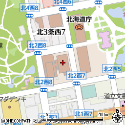 北海道警察本部警察官採用フリーダイヤル周辺の地図