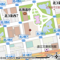 北海道庁　北海道議会事務局政策調査課課長周辺の地図