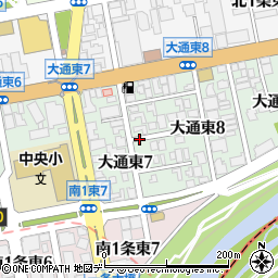 大和冷機工業株式会社　札幌中央営業所周辺の地図