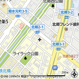 株式会社光美容化学　札幌支店周辺の地図
