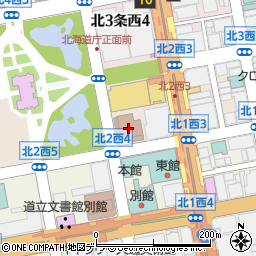 北海道庁赤れんが前郵便局周辺の地図