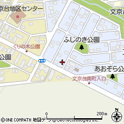 北海道江別市文京台南町7-8周辺の地図