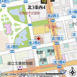 日本郵政グループ札幌ビル総合受付周辺の地図