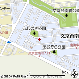 北海道江別市文京台南町9周辺の地図