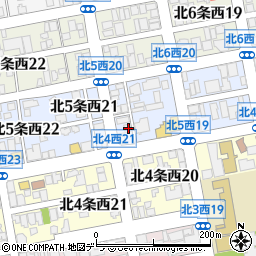 北海道札幌市中央区北５条西20丁目2-10周辺の地図