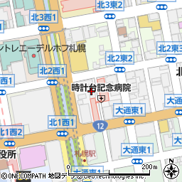 日本基督教団札幌教会周辺の地図