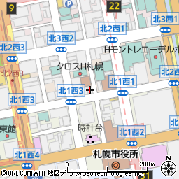札幌ウィングビル周辺の地図