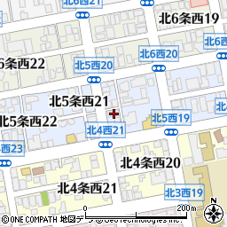 北海道札幌市中央区北５条西20丁目2-7周辺の地図