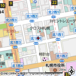 中銀インテグレーション株式会社札幌支店周辺の地図