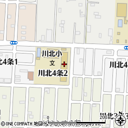 札幌市立川北小学校周辺の地図