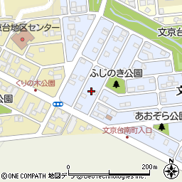 北海道江別市文京台南町7周辺の地図