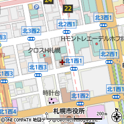 BARCOM Sapporo周辺の地図
