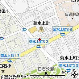 ローソン札幌菊水上町店周辺の地図