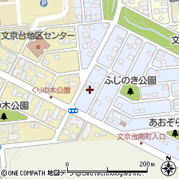 北海道江別市文京台南町4周辺の地図