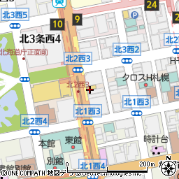 びっくりドンキー 札幌駅前通り店周辺の地図