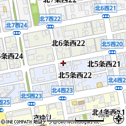 リパーク札幌北５西２２駐車場周辺の地図