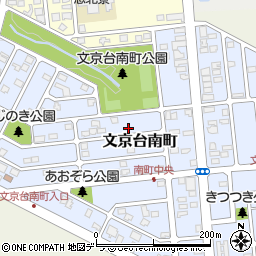 北海道江別市文京台南町15-23周辺の地図