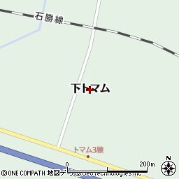 北海道占冠村（勇払郡）下トマム周辺の地図
