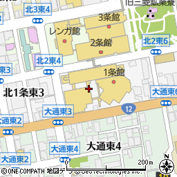 北海道銀行サッポロファクトリーフロンティア館 ＡＴＭ周辺の地図