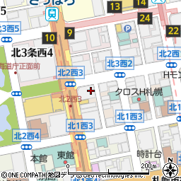 商工中金リース株式会社　札幌営業所周辺の地図