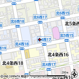 北海道札幌市中央区北５条西17丁目4周辺の地図