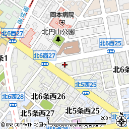 株式会社エンパイアー　札幌手稲支店ノース円山店周辺の地図