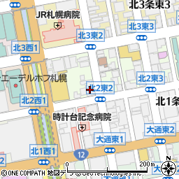 ブランズ札幌大通周辺の地図