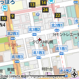 The TEA 札幌駅前店周辺の地図