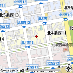 北海道札幌市中央区北４条西12丁目周辺の地図