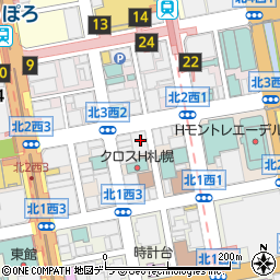 おでんとさかな せろり 札幌駅前店周辺の地図