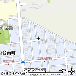 北海道江別市文京台南町29-8周辺の地図