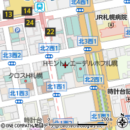 北海道札幌市中央区北２条西1丁目1-1周辺の地図