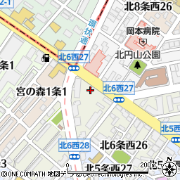 学助会札幌円山本部周辺の地図