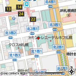 ニューオータニイン札幌 レストラン フォーシーズン周辺の地図