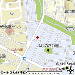 北海道江別市文京台南町5-8周辺の地図