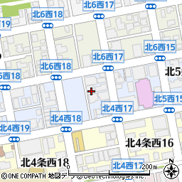 北海道札幌市中央区北５条西17丁目13周辺の地図