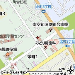 南幌郵便局周辺の地図
