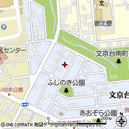 北海道江別市文京台南町6周辺の地図