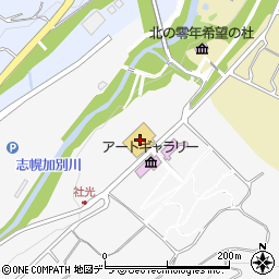 北海道夕張市社光10周辺の地図