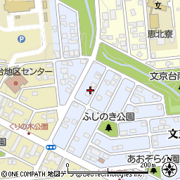 北海道江別市文京台南町5-5周辺の地図
