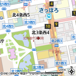 日本駐車場開発株式会社　札幌支社周辺の地図