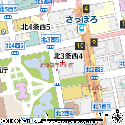 株式会社久米設計　札幌支社周辺の地図